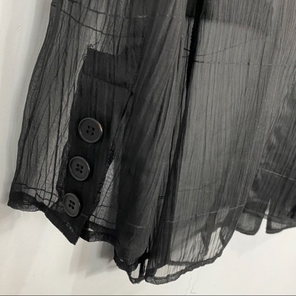 GIORGIO ARMANI Sheer Front Panel Shirt - Picture 6 of 9